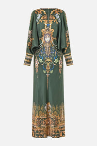 CAMILLA | THE SECESSION SESSIONS PLUNGE NECK DRAPED SHOULDER DRESS