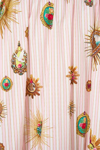 CAMILLA | PAINTED PRAYERS HIGH WAISTED TIERED SKIRT