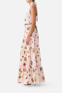 CAMILLA | PAINTED PRAYERS HIGH WAISTED TIERED SKIRT