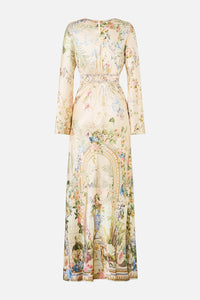 CAMILLA | MIDSUMMER MASTERPIECE V NECK DRESS WITH FLARED SLEEVE