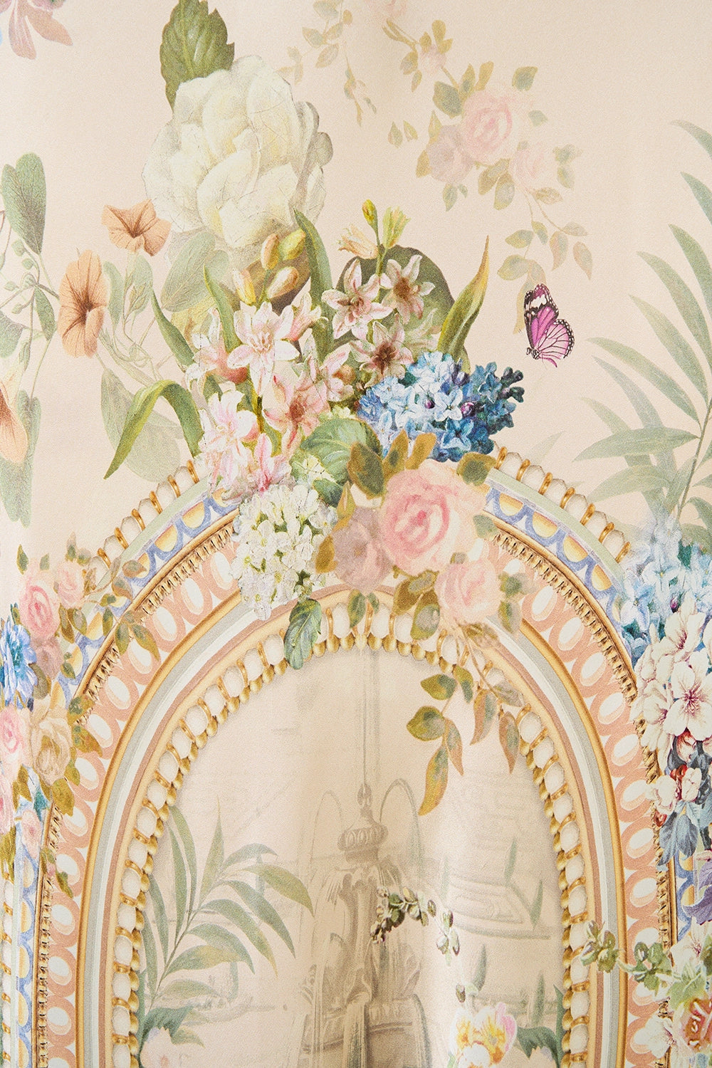 CAMILLA | MIDSUMMER MASTERPIECE V NECK DRESS WITH FLARED SLEEVE