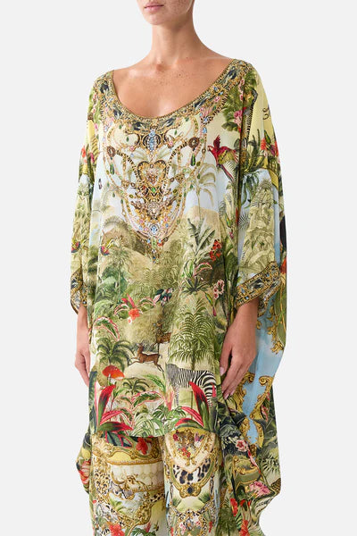 CAMILLA | WANDERLUST EMPIRE SCOOP BACK HEM DRESS