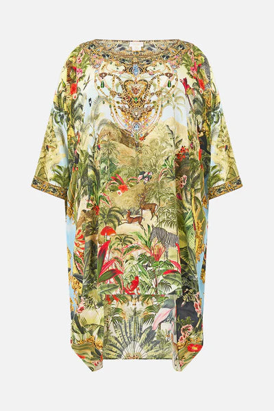 CAMILLA | WANDERLUST EMPIRE SCOOP BACK HEM DRESS