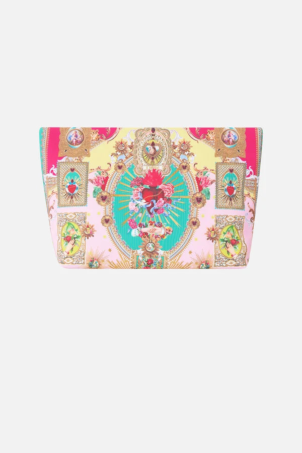 CAMILLA | PAINTED PRAYERS LARGE MAKEUP CLUTCH