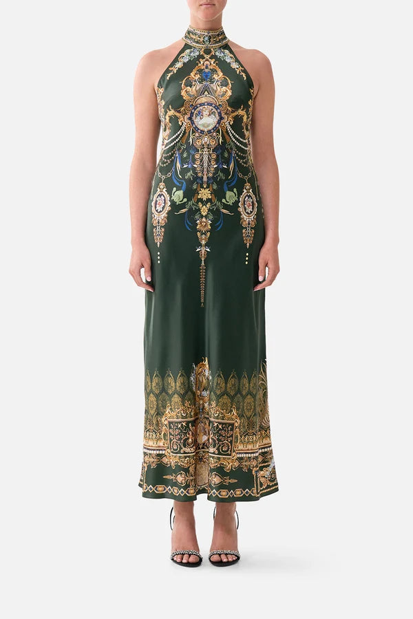CAMILLA | THE SECESSION SESSIONS HIGH NECK BIAS DRESS