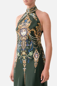 CAMILLA | THE SECESSION SESSIONS HIGH NECK BIAS DRESS