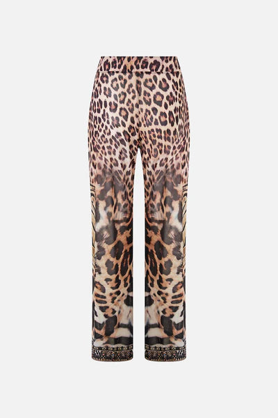 CAMILLA | LEOTIGRA LAND MESH STRAIGHT LEG BEACH PANT