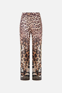 CAMILLA | LEOTIGRA LAND MESH STRAIGHT LEG BEACH PANT