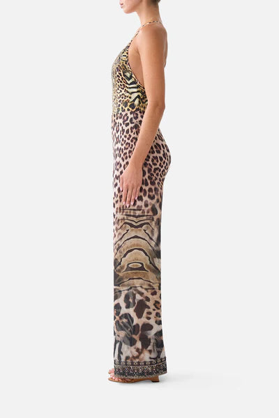 CAMILLA | LEOTIGRA LAND MESH STRAIGHT LEG BEACH PANT