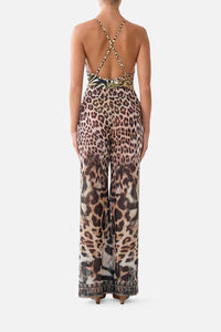CAMILLA | LEOTIGRA LAND MESH STRAIGHT LEG BEACH PANT