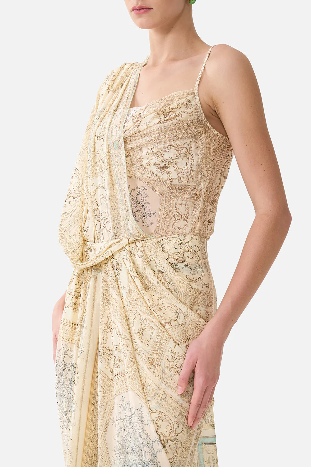 CAMILLA | A BELOVED BOUDOIR COWL NECK CAMI WITH LACE