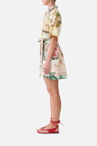 CAMILLA | LA BELLE BOTANIQUE SHORT SHIRT DRESS
