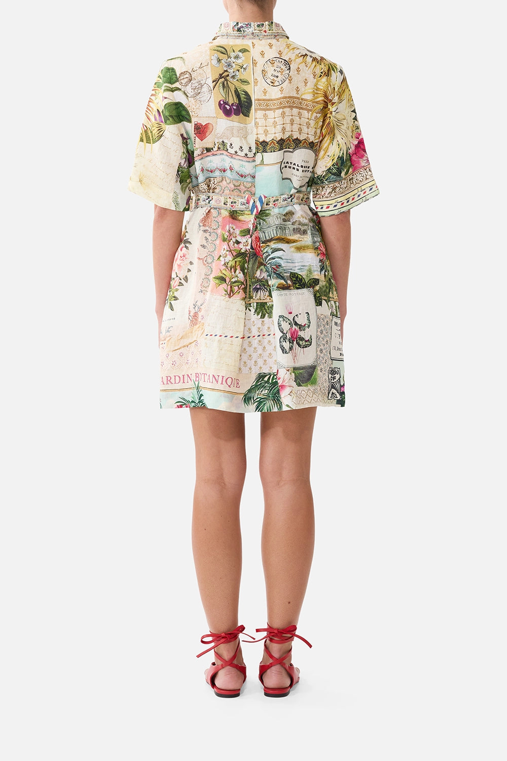 CAMILLA | LA BELLE BOTANIQUE SHORT SHIRT DRESS