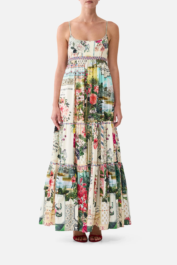 CAMILLA | LA BELLE BOTANIQUE LONG DRESS WITH JERSEY BODICE