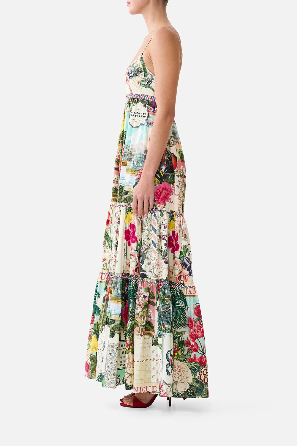 CAMILLA | LA BELLE BOTANIQUE LONG DRESS WITH JERSEY BODICE