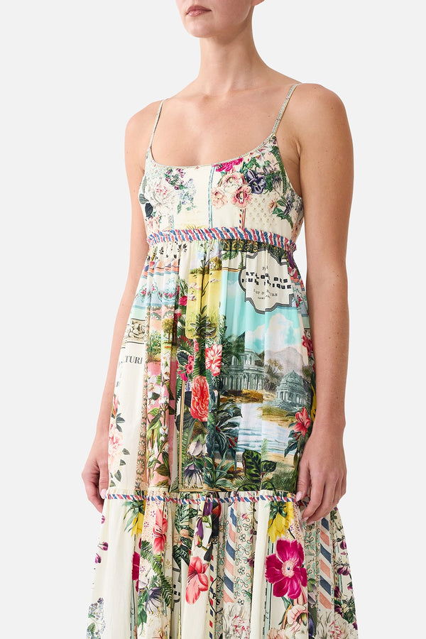 CAMILLA | LA BELLE BOTANIQUE LONG DRESS WITH JERSEY BODICE