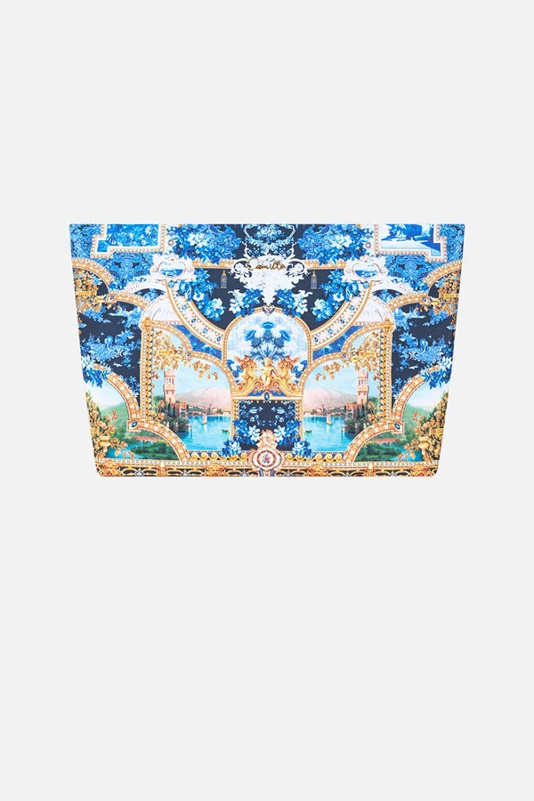 CAMILLA | SWEET SACRE BLEU LARGE MAKEUP CLUTCH