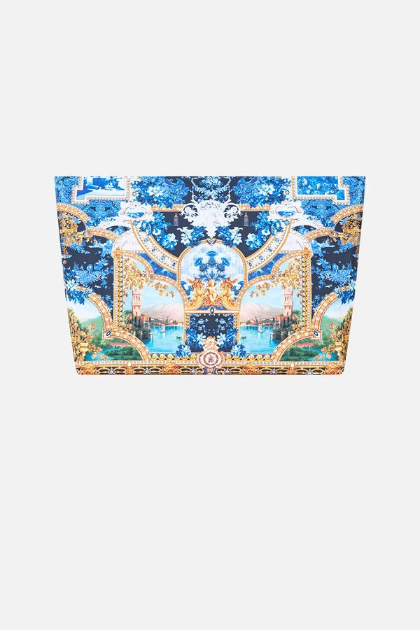 CAMILLA | SWEET SACRE BLEU LARGE MAKEUP CLUTCH