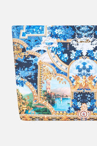 CAMILLA | SWEET SACRE BLEU LARGE MAKEUP CLUTCH