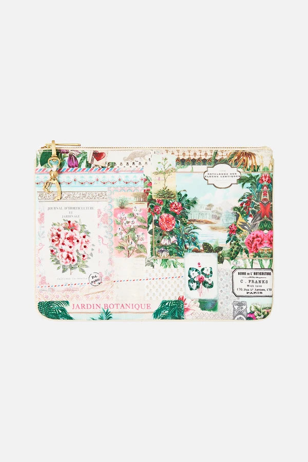CAMILLA | BENEATH THE ANDALUSIAN SUN SMALL CANVAS CLUTCH