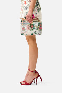 CAMILLA | BENEATH THE ANDALUSIAN SUN SMALL CANVAS CLUTCH