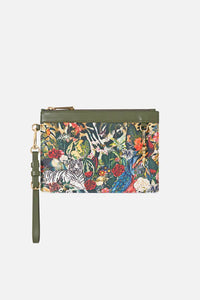 CAMILLA | LEOTIGRA LAND CLUTCH WITH WRISTLET