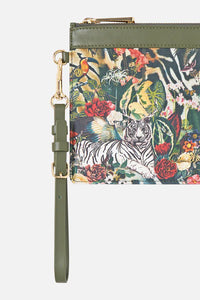 CAMILLA | LEOTIGRA LAND CLUTCH WITH WRISTLET