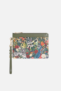 CAMILLA | LEOTIGRA LAND CLUTCH WITH WRISTLET