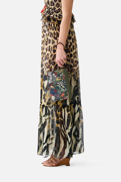 CAMILLA | LEOTIGRA LAND CLUTCH WITH WRISTLET