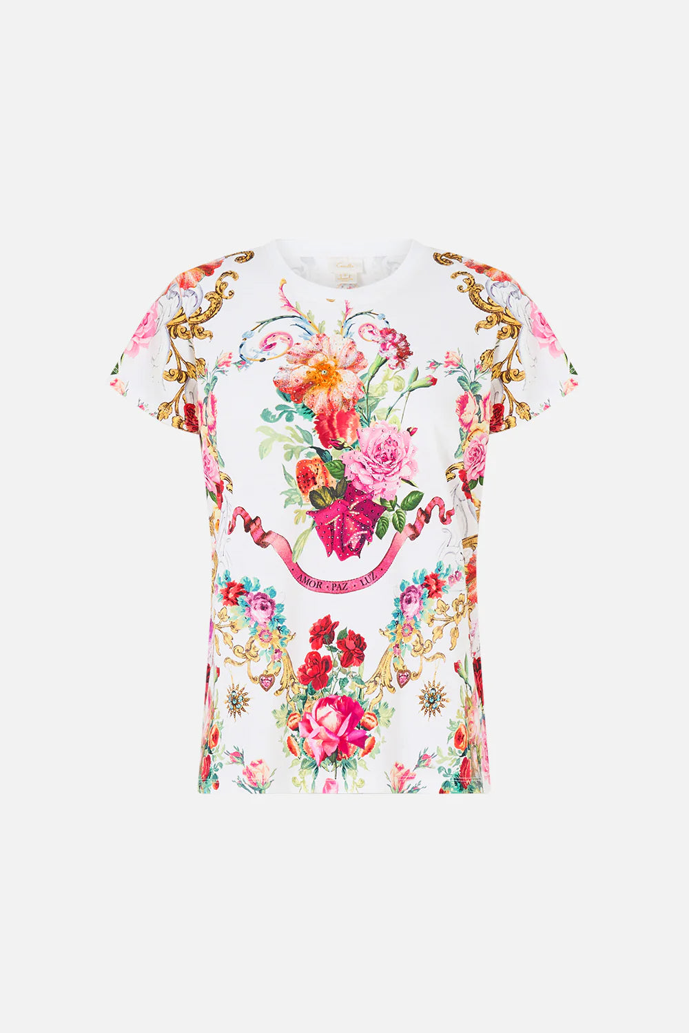 CAMILLA | TORERO LIBERTINE SLIM FIT ROUND NECK T-SHIRT
