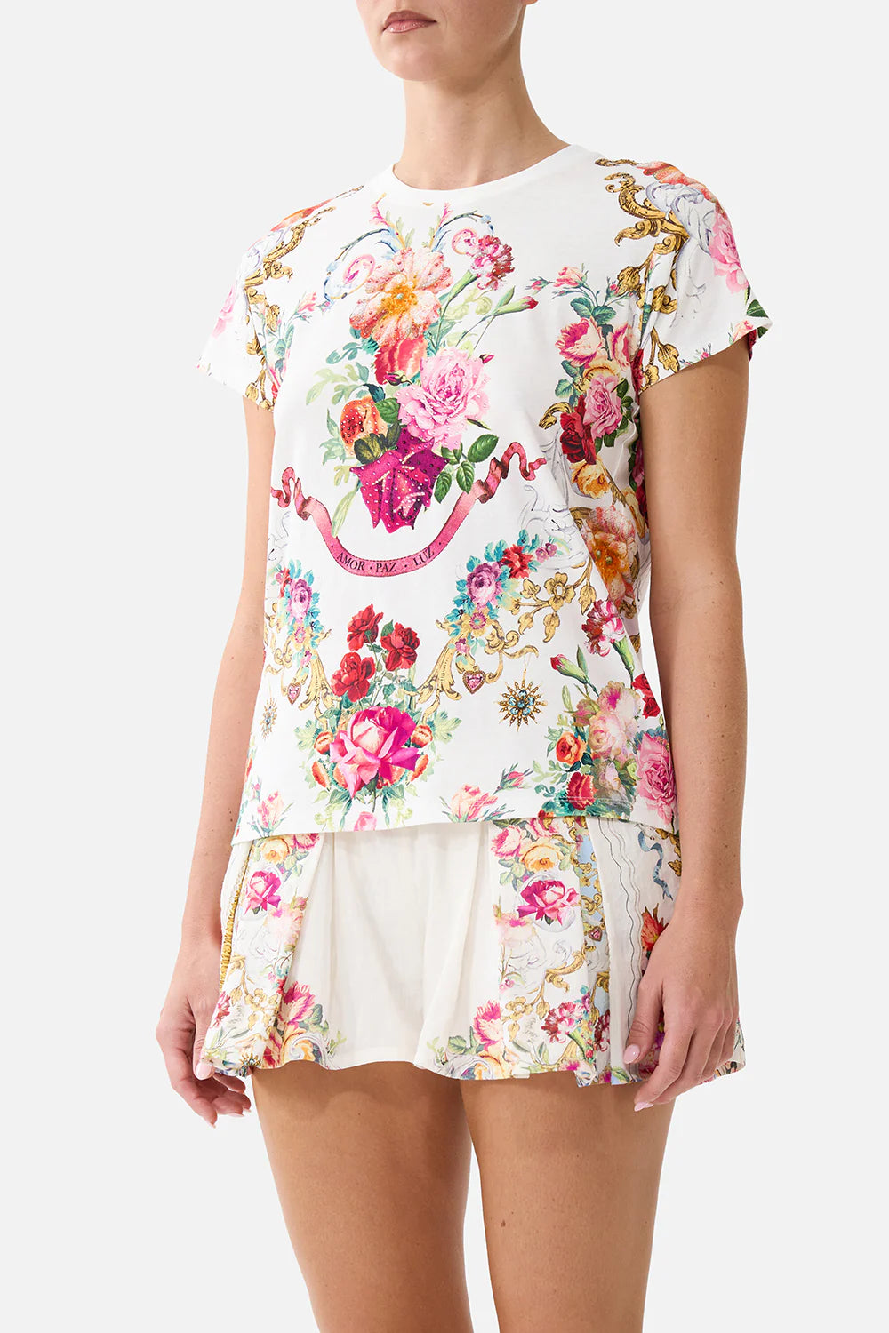 CAMILLA | TORERO LIBERTINE SLIM FIT ROUND NECK T-SHIRT