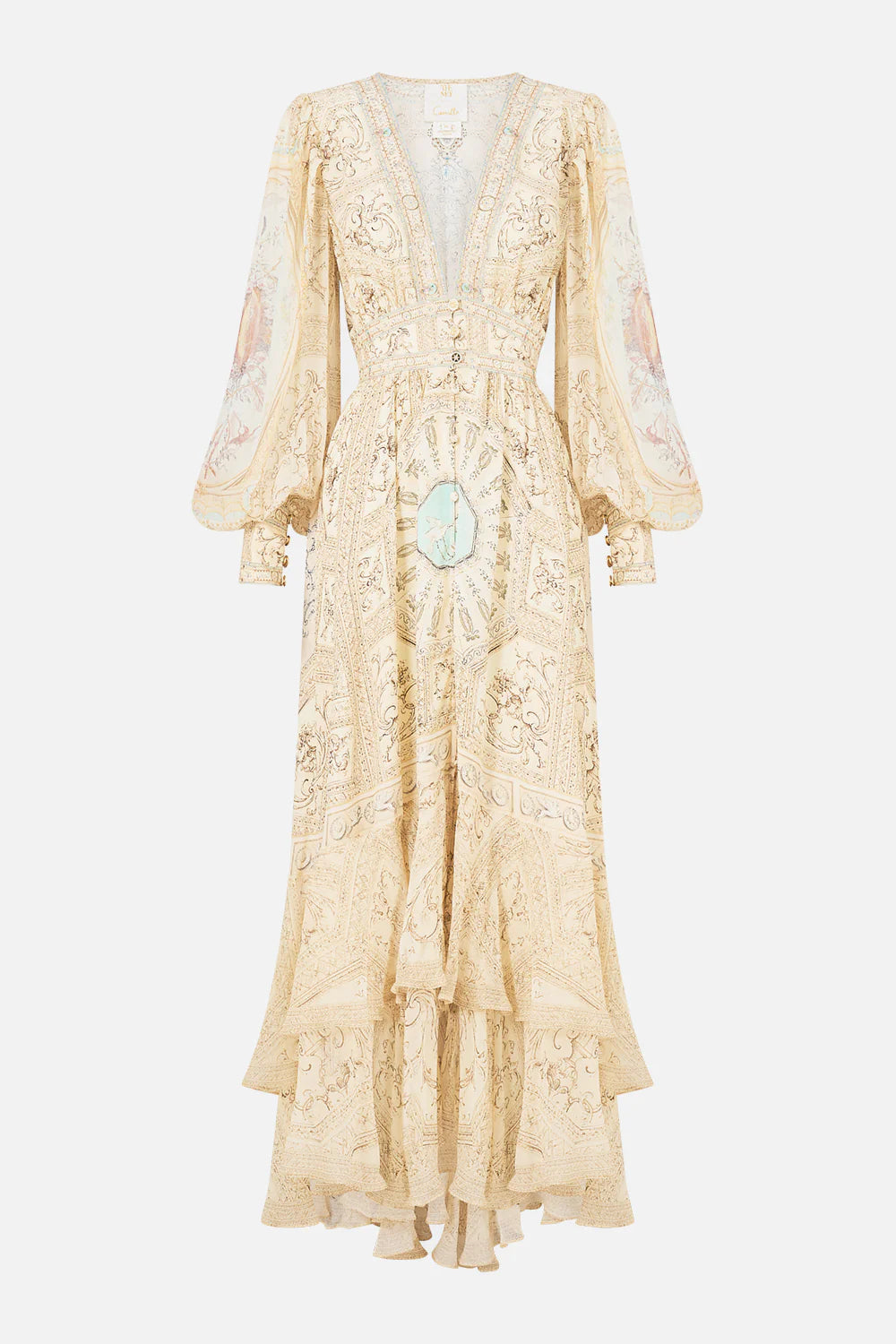 CAMILLA | A BELOVED BOUDOIR LONG BUTTON FRONT DRESS