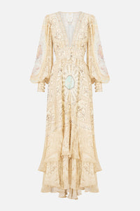 CAMILLA | A BELOVED BOUDOIR LONG BUTTON FRONT DRESS