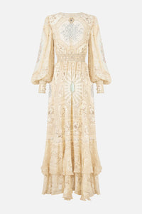 CAMILLA | A BELOVED BOUDOIR LONG BUTTON FRONT DRESS