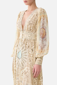 CAMILLA | A BELOVED BOUDOIR LONG BUTTON FRONT DRESS