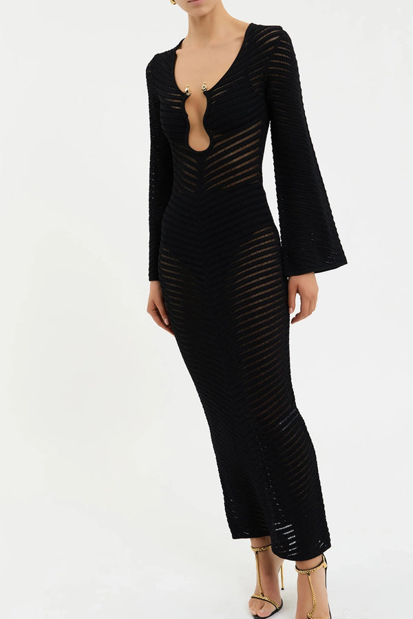 REBECCA VALLANCE | CASSIS MIDI - BLACK