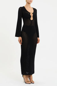 REBECCA VALLANCE | CASSIS MIDI - BLACK