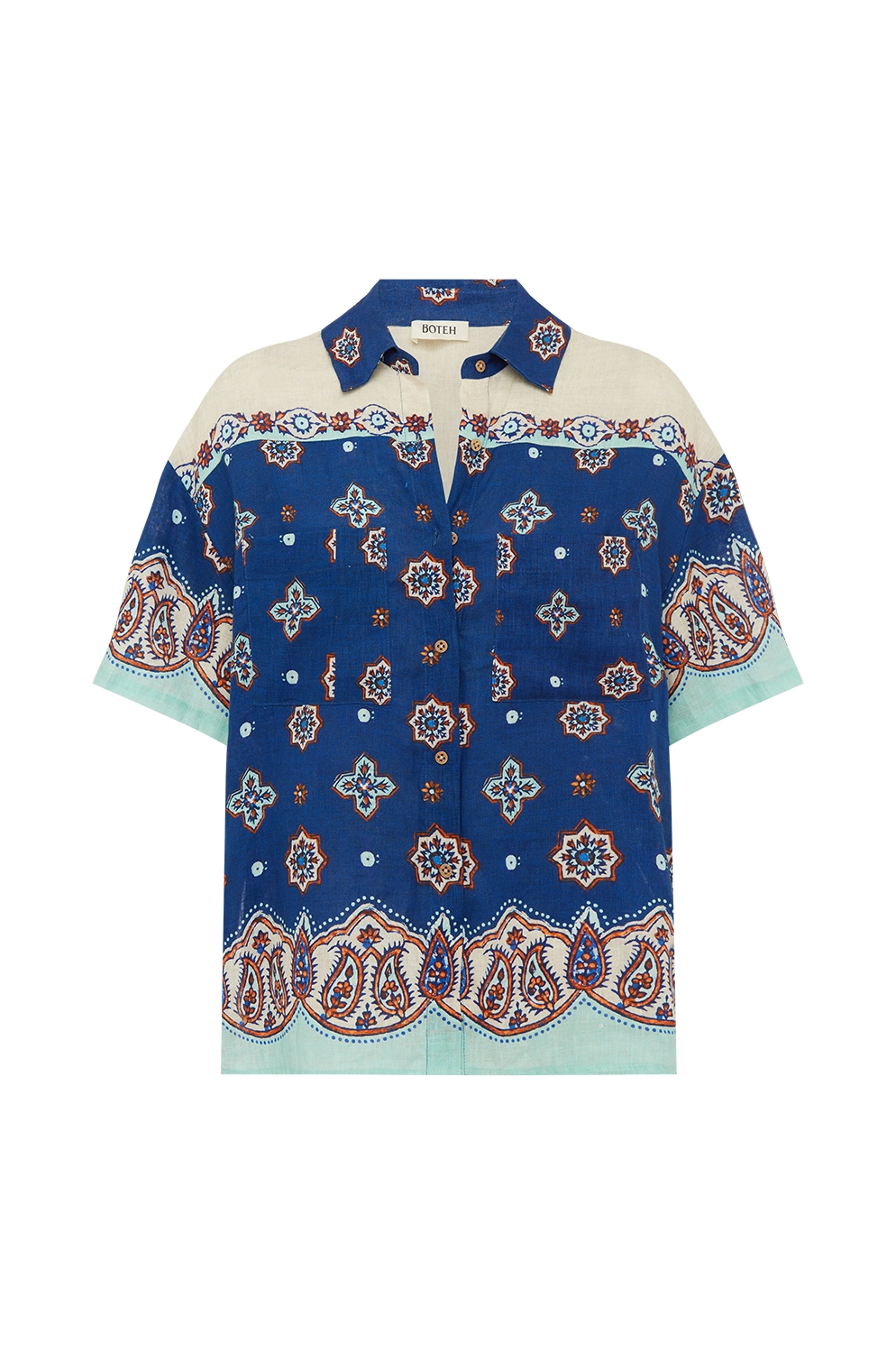 Boteh | Cerulea Boy Shirt - Zaffre Blue