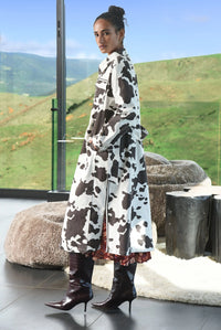 COOPER | DRESSING AROUND DRESS - BROWN COW