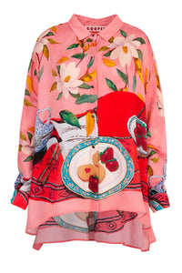 COOPER | BUTTON ME UP SHIRT - PINK TABLE
