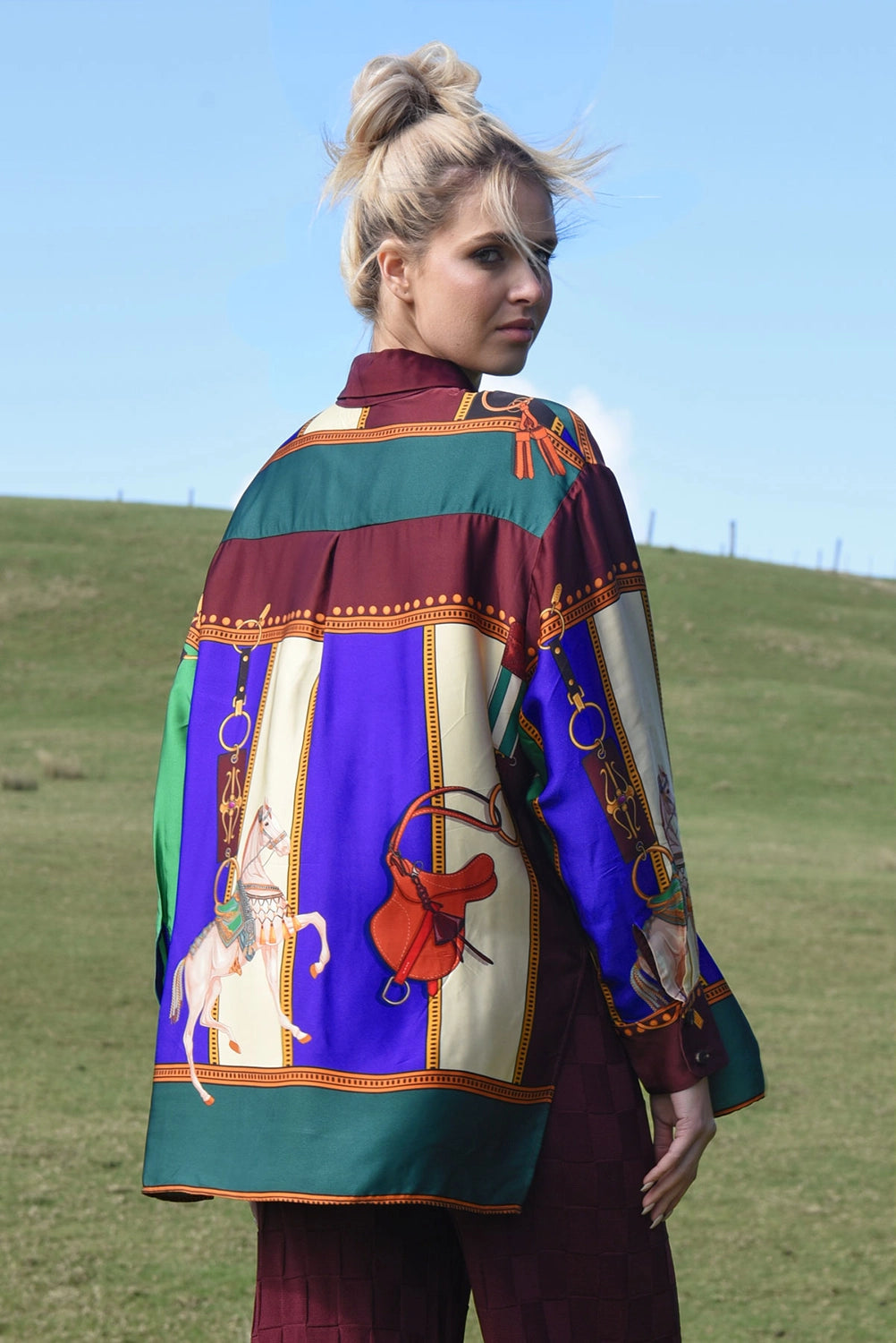COOPER | LET THE SUN SHINE SHIRT - HORSE MULTI