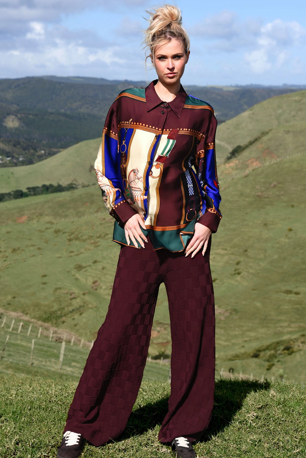 COOPER | LET THE SUN SHINE SHIRT - HORSE MULTI