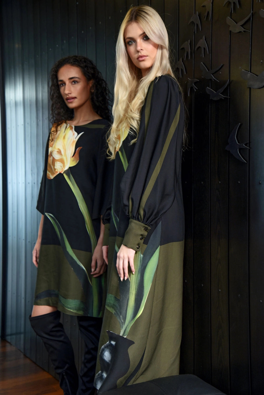 COOPER | SWEET SIMPLICITY DRESS - OLIVE TULIP