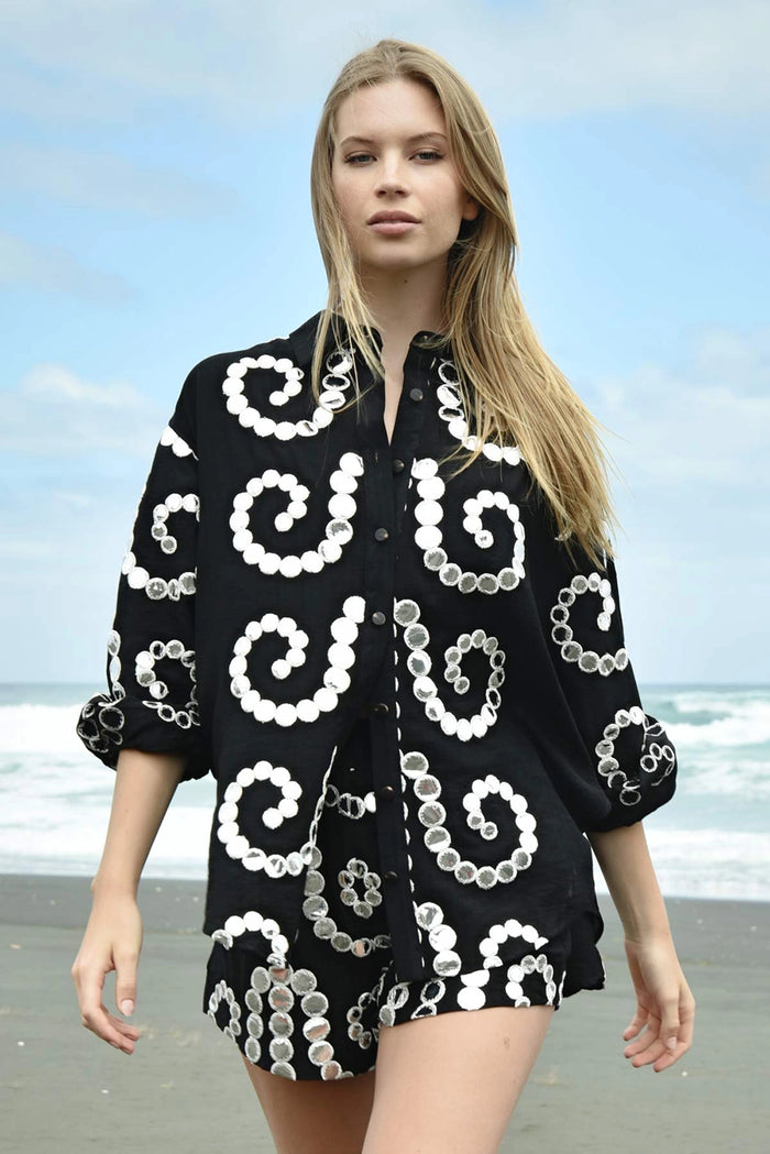 COOPER | JUST CASUALLY SHIRT - BLACK