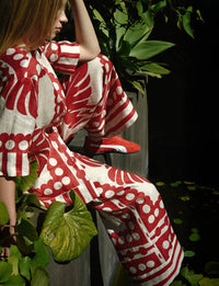 COOPER | SEVILLE STROLLS PANT - RED/NATURAL