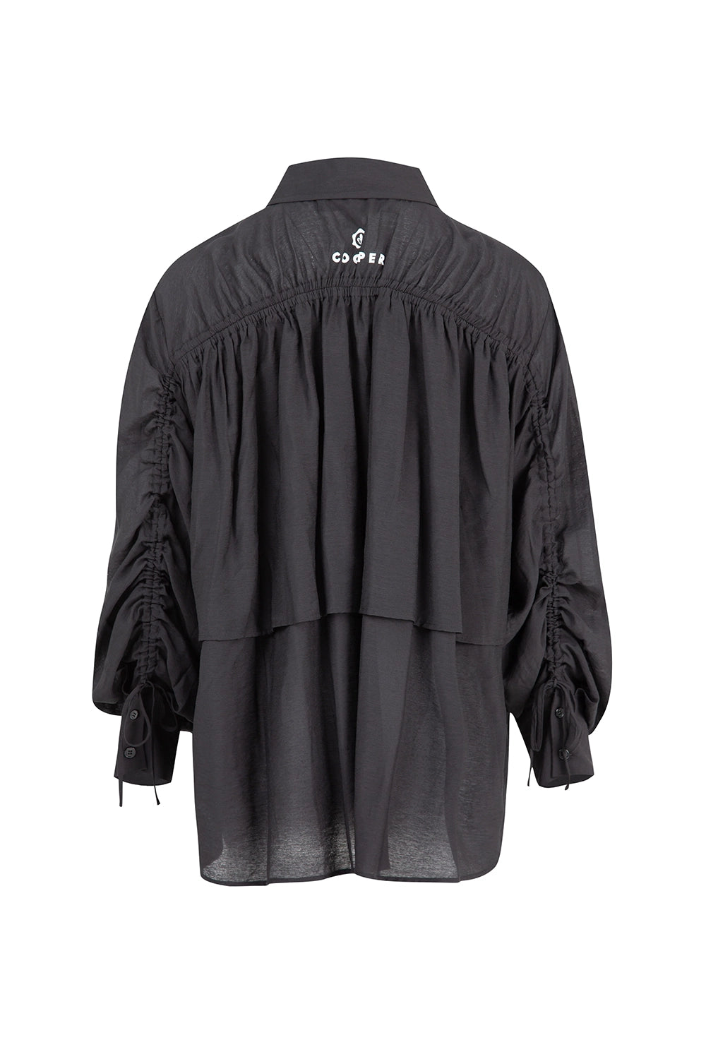 COOPER | GATHER ROUND SHIRT - BLACK