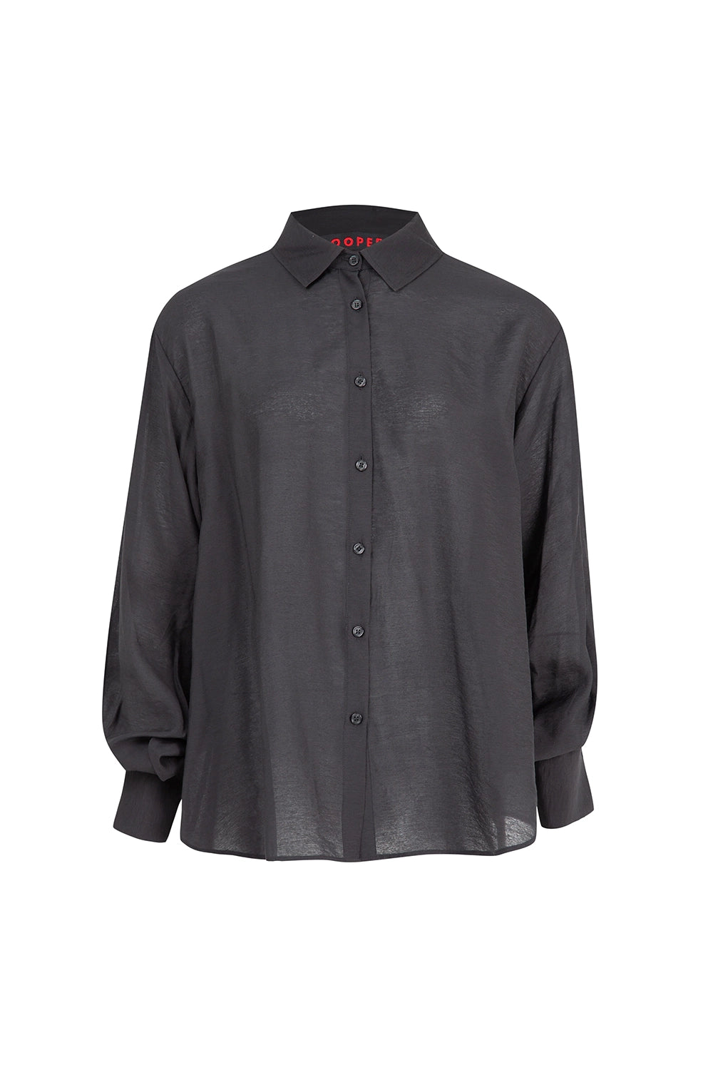 COOPER | GATHER ROUND SHIRT - BLACK