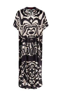 COOPER | HERE & NOW DRESS - BLACK/STONE