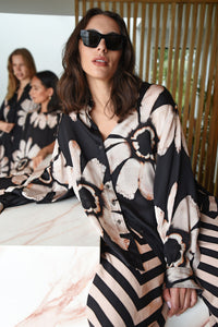 COOPER | JUST CASUALLY SHIRT - BLUSH FLORAL