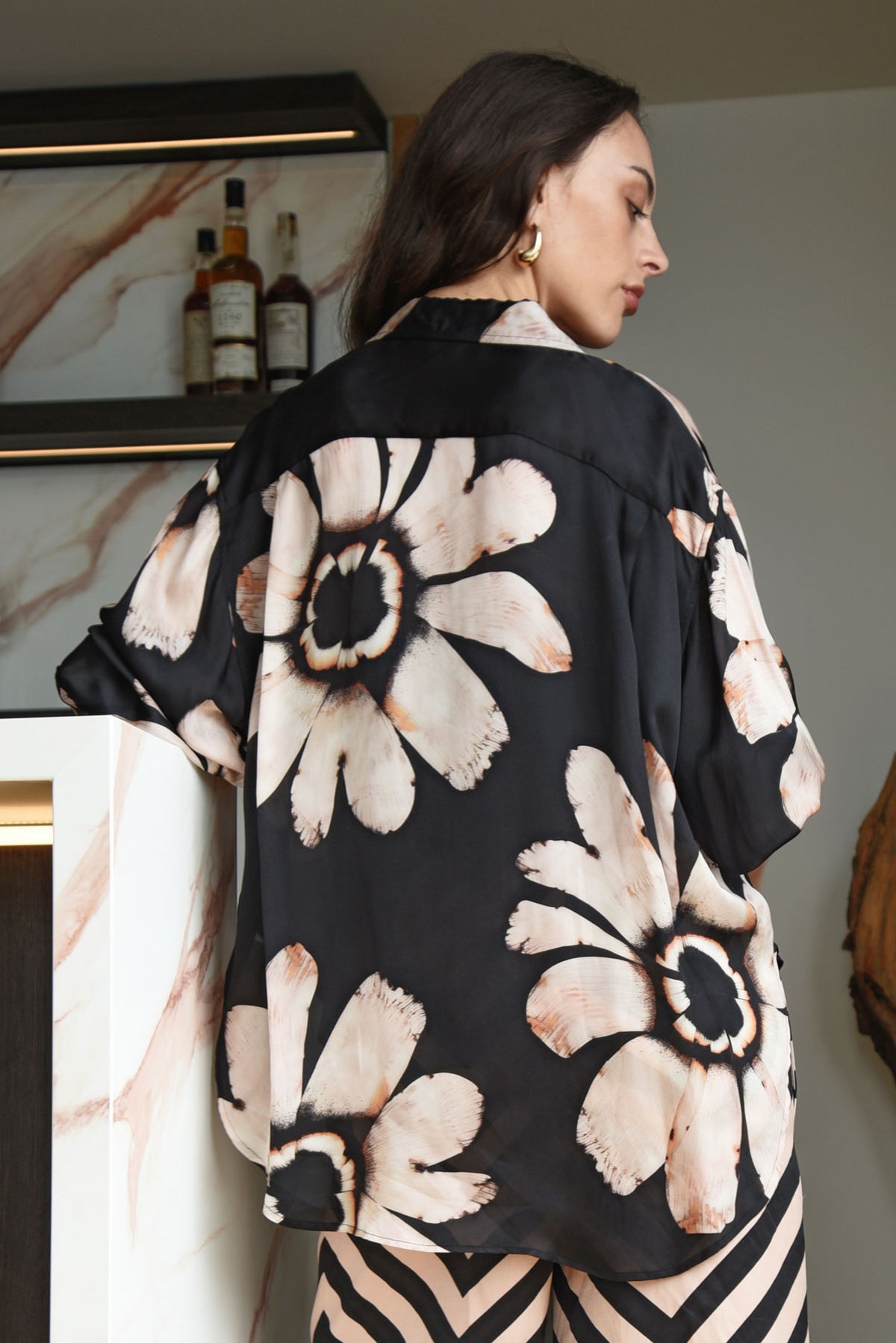 COOPER | JUST CASUALLY SHIRT - BLUSH FLORAL